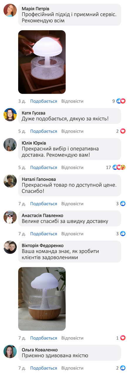Зволожувач повітря «Гриб» 3в1